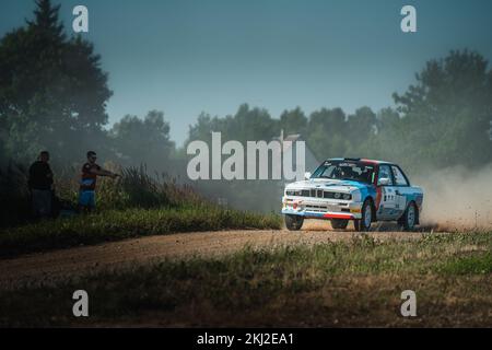 Rallye Litauen Rokiskis 2022 Stockfoto