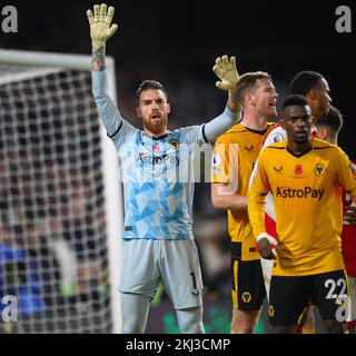 12. November 2022 - Wolverhampton Wanderers / Arsenal - Premier League - Molineux Wolverhampton Wanderers' Jose Sa während des Spiels gegen Arsenal. Bild : Mark Pain / Alamy Live News Stockfoto