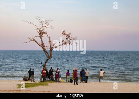 Samfya-See und Samfya-Strand am Bagweulu-See in luapula, sambia Stockfoto