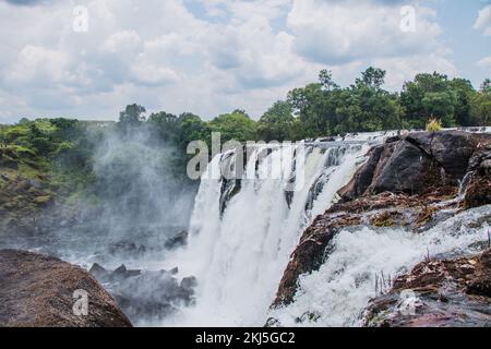 Lumangwe Falls am Kalungwishi River im Norden Sambias Stockfoto