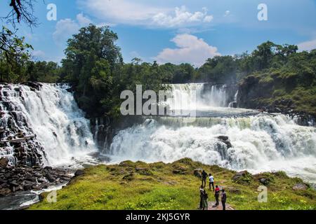 Kabwelume Wasserfälle in der nördlichen Provinz sambia Stockfoto