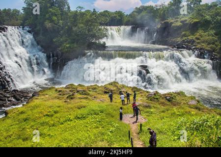 Kabwelume Wasserfälle in der nördlichen Provinz sambia Stockfoto