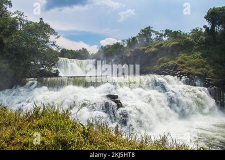 Kabwelume Wasserfälle in der nördlichen Provinz sambia Stockfoto