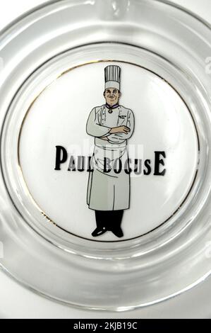 Chefkoch des Jahrhunderts und Papst der Gastronomie · großer französischer Koch · Auberge Paul Bocuse. Stockfoto