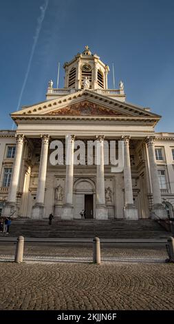 Die Kirche St. James auf der römisch-katholischen Kirche Coudenberg in Brüssel Stockfoto