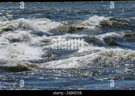 Lachine Rapids, Saint Lawrence River, Montreal, Provinz Quebec, Kanada, Nordamerika Stockfoto