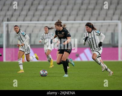 Turin, Italien. 24.. November 2022. Vivianne Miedema von Arsenal Women während der UEFA Womenâs Champions League, Gruppe C, Fußballspiel zwischen Juventus Women und Arsenal Women am 24. November 2022 im Allianz Stadium, Turin, Italien. Foto Nderim Kaceli Kredit: Unabhängige Fotoagentur/Alamy Live News Stockfoto