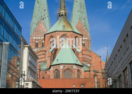 St. Marien-Kirche, Schrangen, Lübeck, Schleswig-Holstein, Deutschland Stockfoto