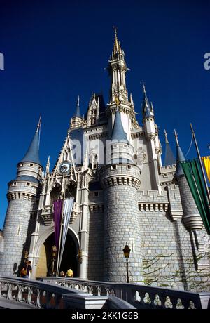 Orlando Florida USA Disney World Cinderella's Castle Stockfoto