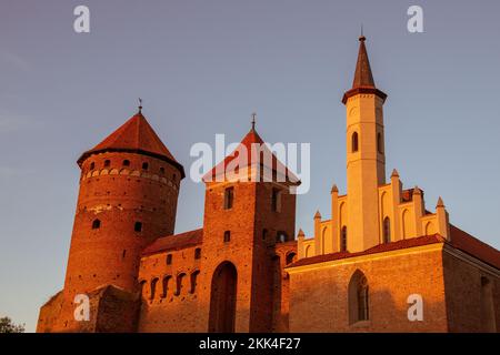 Eine schöne Aufnahme des historischen Schlosses Meersburg in Deutschland Stockfoto