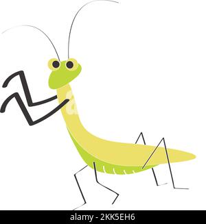 grasshopper-Vektorelement-Design Stock Vektor