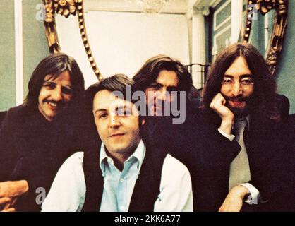 EMI CD Disc Booklet – The Beatles 1967/1970 Album. Stockfoto