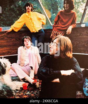 EMI CD Disc Booklet – The Beatles 1967/1970 Album. Stockfoto