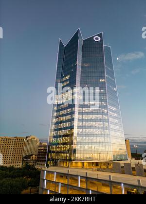 Frost Bank Tower in der Stadt San Antonio - SAN ANTONIO, USA - 3. NOVEMBER 2022 Stockfoto