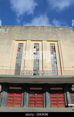 Kino Odeon in Asmara in Eritrea Stockfoto