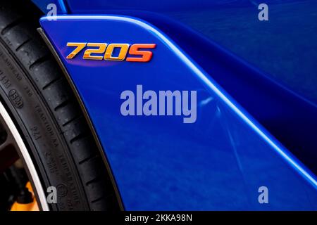 McLaren 720S-Abzeichen Stockfoto