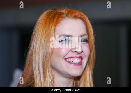 TURIN, ITALIEN, 25. NOVEMBER 2022. Noemi anlässlich der Eröffnungszeremonie des Torino Film Festivals 40 im Teatro Regio am 25. November 2022 in Turin, Italien. Kredit: Massimiliano Ferraro/Alamy Live News Stockfoto