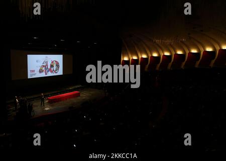 TURIN, ITALIEN, 25. NOVEMBER 2022. Eröffnungszeremonie des 40. Torino Film Festival im Teatro Regio am 25. November 2022 in Turin, Italien. Kredit: Massimiliano Ferraro/Alamy Live News Stockfoto