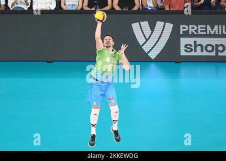 Dejan Vincic (Slowenien). Volleyball-Weltmeisterschaft 2022. Viertelfinale Stockfoto