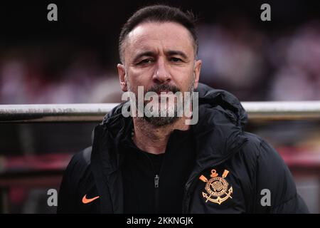 Sao Paulo, Brasilien. 26.. November 2022. SP - Sao Paulo - 11/26/2022 - ARCHIVE, VITOR PEREIRA, EHEMALIGER TRAINER DER CORINTHIANS - Vitor Pereira, ehemaliger Trainer der Corinthians während eines Spiels im Morumbi Stadion in der Saison 2022. Foto: Ettore Chiereguini/AGIF/Sipa USA Guthaben: SIPA USA/Alamy Live News Stockfoto