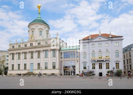 Altes Rathaus mit Potsdamer Museum am Alter Markt, Potsdam, Brandenburg, Deutschland, Europa Stockfoto