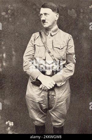 Adolf Hitler in den 1930er. Stockfoto