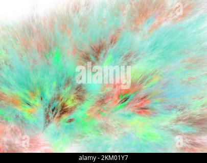 Abstrakte fraktale Grafiken. Designelement. Mehrfarbiger Hintergrund Stockfoto