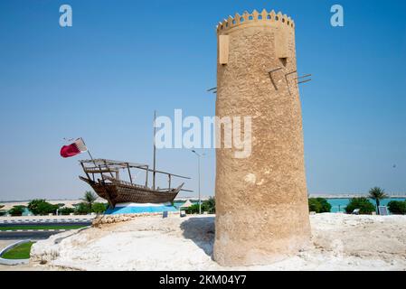 Al Khor Historical Towers - Katar Stockfoto
