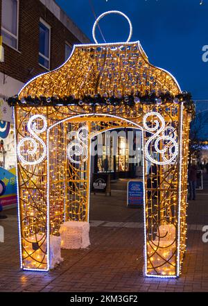 Poole Christmas Lights 25.. November 2022 Stockfoto