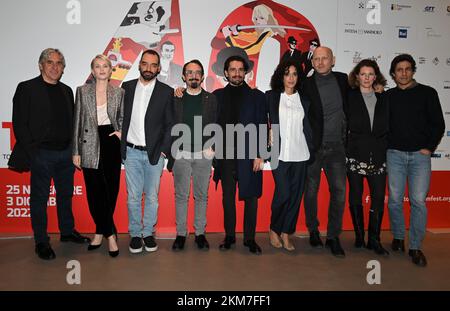 Turin, Italien. 26.. November 2022. Torinoi, Italien Torino Film Festival 40.. Ausgabe Fotoaufruf im Bild:Alberto Mascia Regisseur des Filmcasts IPERSONNIA Kredit: Independent Photo Agency/Alamy Live News Stockfoto