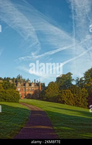 Keele Hall und Universität Stockfoto