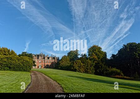 Keele Hall und Universität Stockfoto