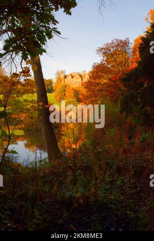 Keele University und Hall Grounds Stockfoto