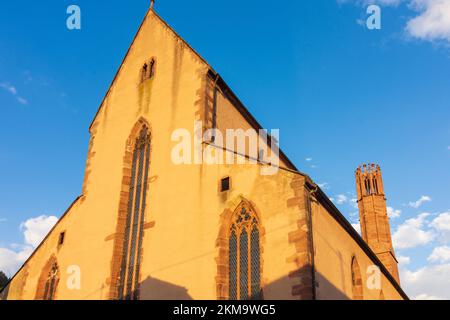 Guebwiller (Gebweiler): Ehemalige Dominikanische Abteikirche im Elsass, Haut-Rhin (Oberelsass), Frankreich Stockfoto