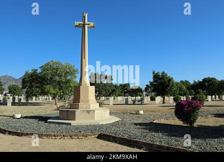 Keren war Cemetery in Eritrea Stockfoto