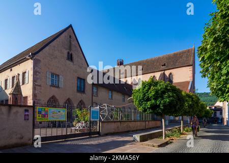 Guebwiller (Gebweiler): Ehemalige Dominikanische Abtei im Elsass, Haut-Rhin (Oberelsass), Frankreich Stockfoto