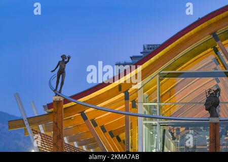 Detail, Concept to Creation Sculpture, Rotary Center for the Arts, Kelowna, British Columbia, Kanada Stockfoto