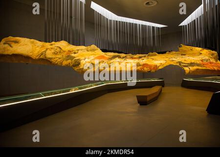 FRANKREICH, DORDOGNE PERIGORD NOIR, Lascaux IV Center International d'Art parietal ist die vollständige und unveröffentlichte Nachbildung der Höhle und der Ausstellung 6 Stockfoto