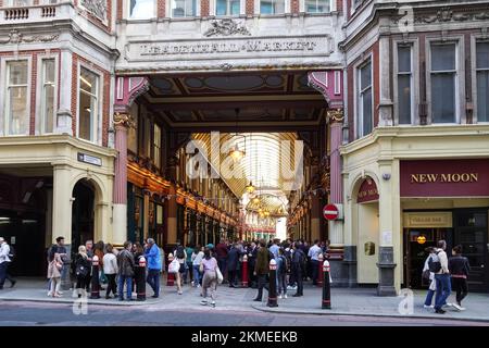 Leadenhall Market in London, England, Vereinigtes Königreich, Vereinigtes Königreich Stockfoto