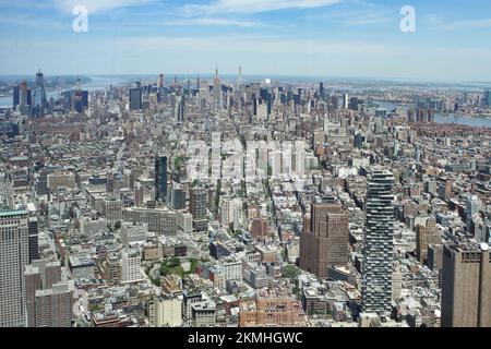 New York united States 21, Mai 2018 New York City Skyline Stockfoto