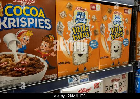 Müsli in einem D'Agostino Supermarkt in New York City, USA 2022 Stockfoto