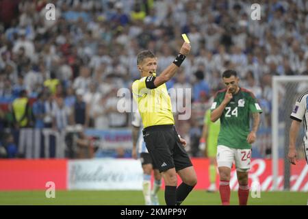 Doha – Katar 26. November 2022, FIFA-Weltmeisterschaft Katar ARGENTINIEN und Mexiko im Lusail Stadium Stockfoto