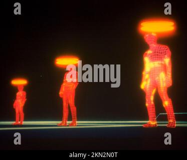 TRON (1982), Regie: STEVEN LISBERGER. Guthaben: DISNEY/Album Stockfoto