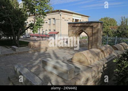 Kaffal Shashi Mausoleum, Hazrat Imam Square, Old City, Taschkent, Provinz Taschkent, Usbekistan, Zentralasien Stockfoto