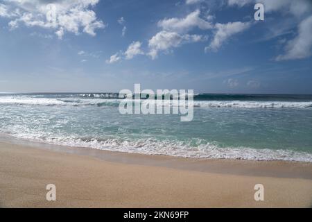 North Shore Banzai Pipeline High Waves auf Oahu Hawaii USA Stockfoto