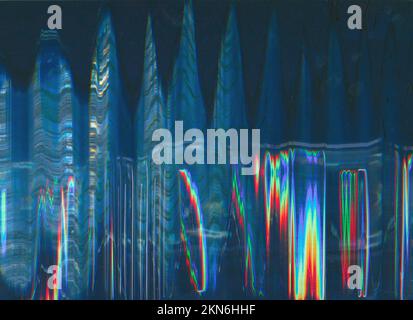 Fehler bei Signalstörung des Anzeigesystems Stockfoto