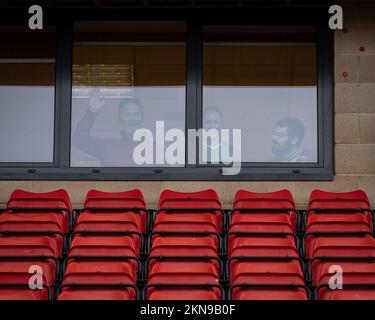 London, Großbritannien. 27.. November 2022. London, England, November 27. 2022: Clubfans während des Womens League Cup-Spiels zwischen Tottenham Hotspur und Coventry United im Brisbane Road Stadium, England. (Daniela Torres/SPP) Kredit: SPP Sport Press Photo. Alamy Live News Stockfoto