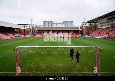 London, Großbritannien. 27.. November 2022. London, England, November 27. 2022: Leyton Stadium während des Womens League Cup Spiels zwischen Tottenham Hotspur und Coventry United im Brisbane Road Stadium, England. (Daniela Torres/SPP) Kredit: SPP Sport Press Photo. Alamy Live News Stockfoto