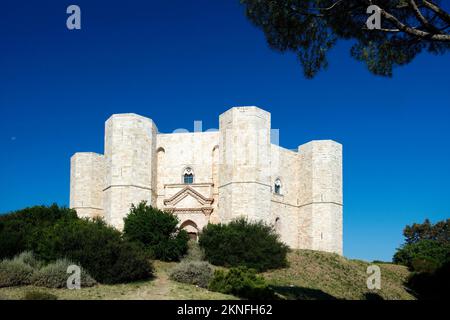 Schloss, Castel del Monte, Stauferkaiser, Frederick II, Apulien, Italien Stockfoto