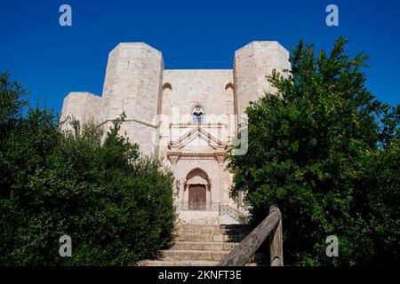 Schloss, Castel del Monte, Stauferkaiser, Frederick II, Apulien, Italien Stockfoto